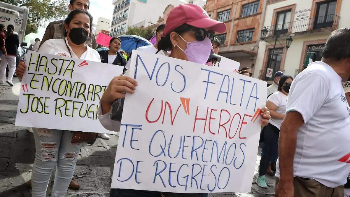 Marcha por enfermero desaparecido